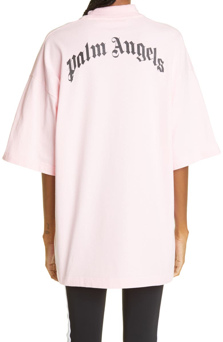 Palm Angels Women's Headless Bear Oversize Cotton Graphic Tee, Alternate, color, Almond Blossom Brown