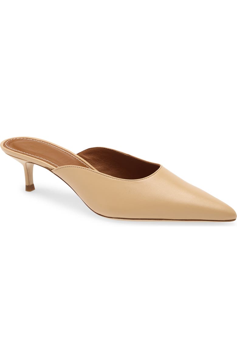 STAUD Sebastian Kitten Heel Mule, Main, color, Porcini