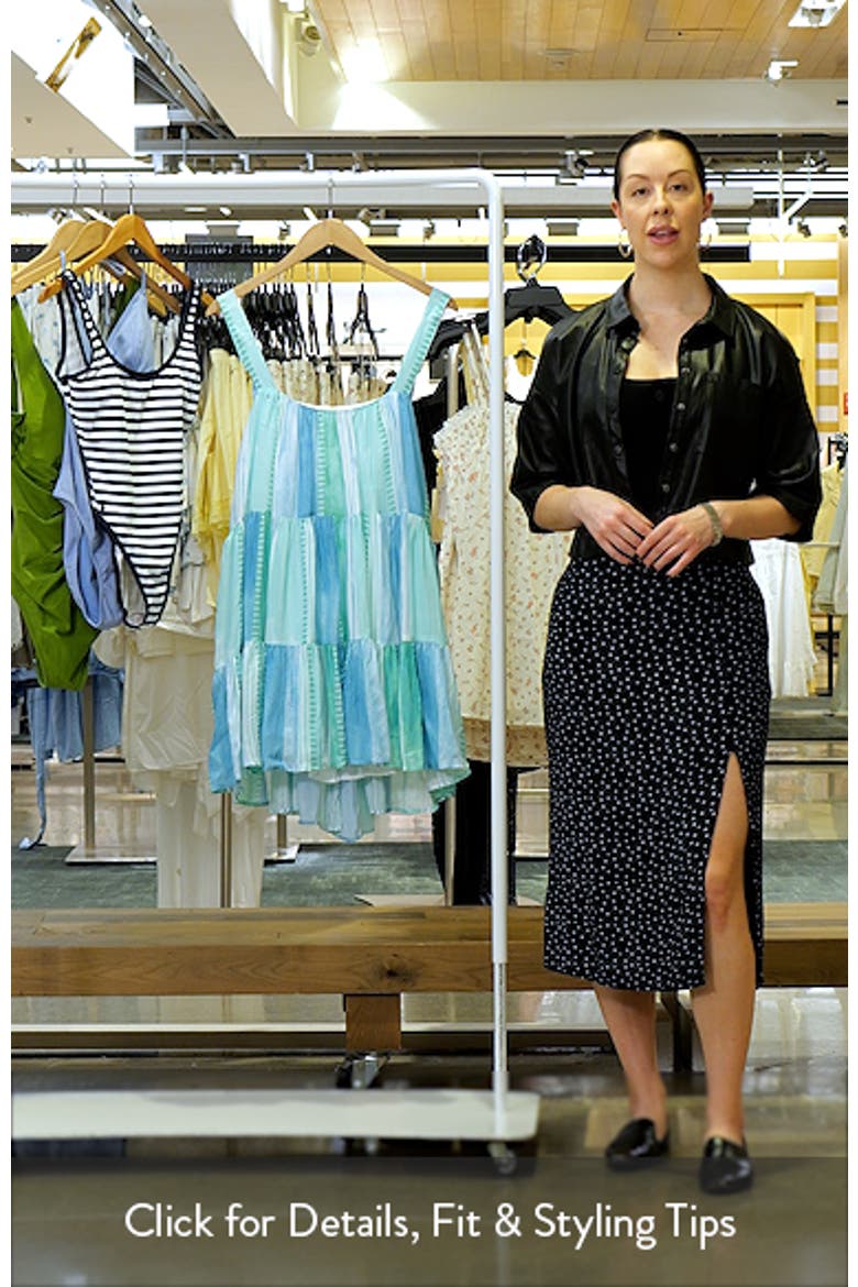 Tiered Trapeze Cover-Up Dress video
