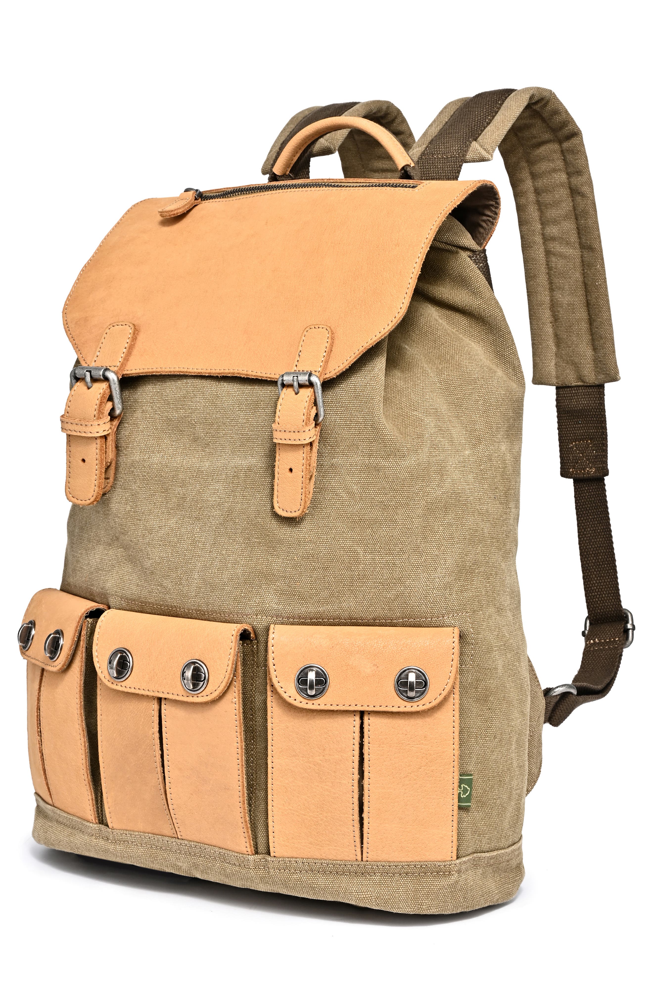 THE SAME DIRECTION Valley River Canvas Backpack, Alternate, color, 