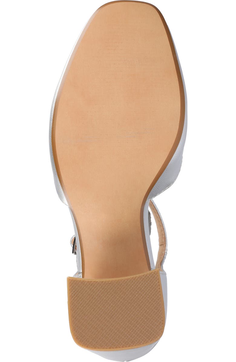 Journee Collection Hesster Mary Jane Pump, Alternate, color, Silver