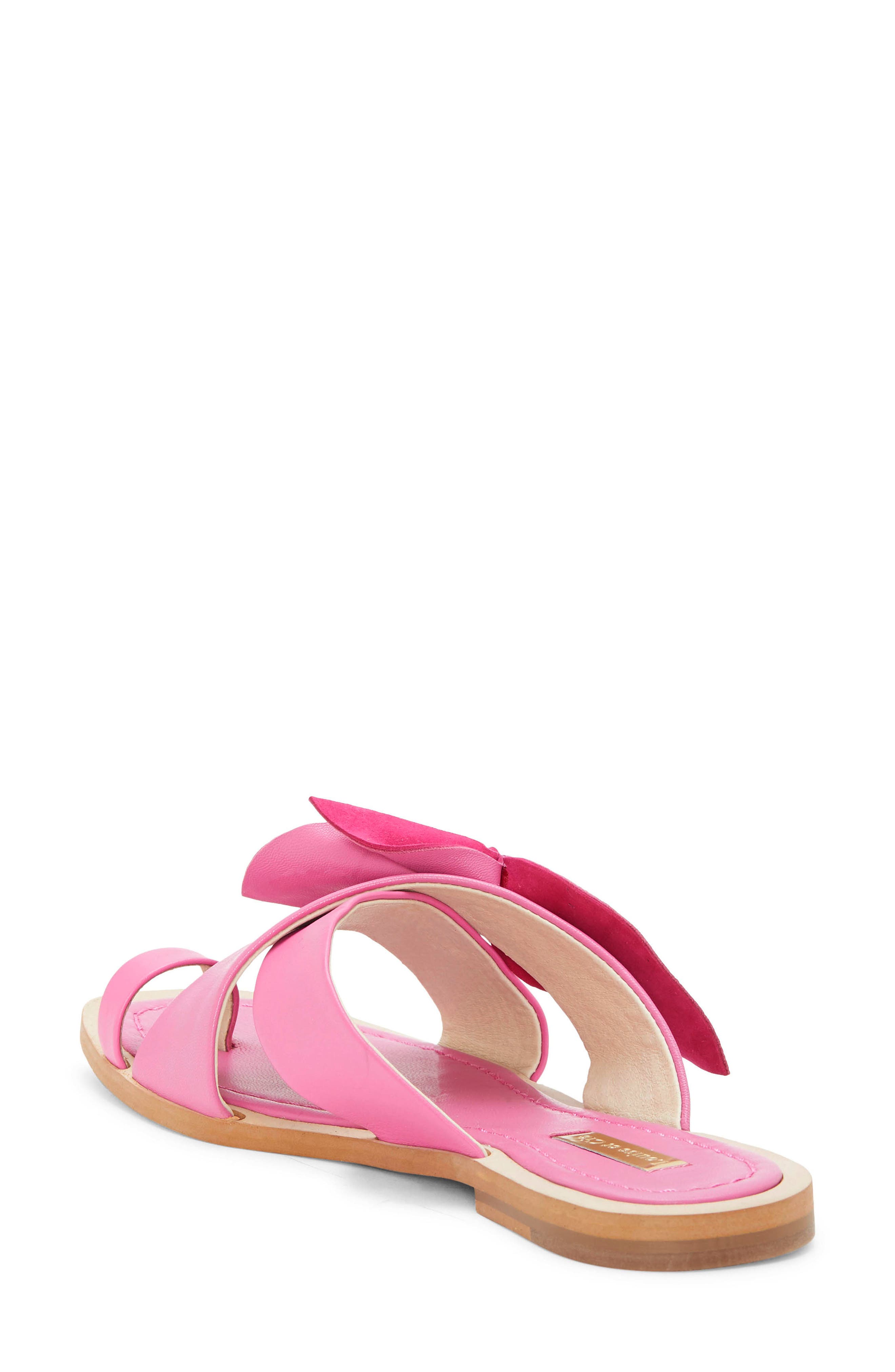 Amure Flat Sandal, Alternate, color, FLAMINGO LEATHER