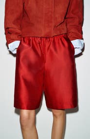 Reformation Sandy Satin Shorts