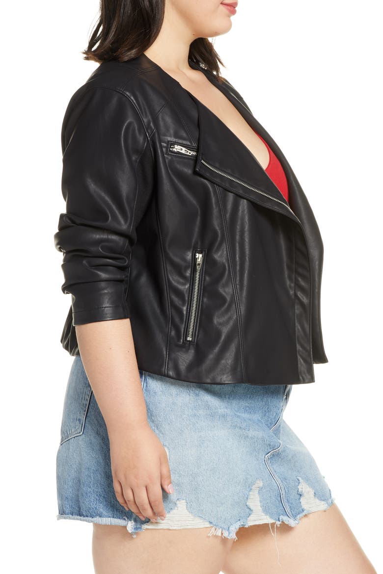 RECORD BREAKER COLLARLESS MOTO, Alternate, color, MOONLIGHTING/ BLACK
