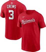 Nike Men's Nike Dylan Crews Red Washington Nationals Name & Number T-Shirt