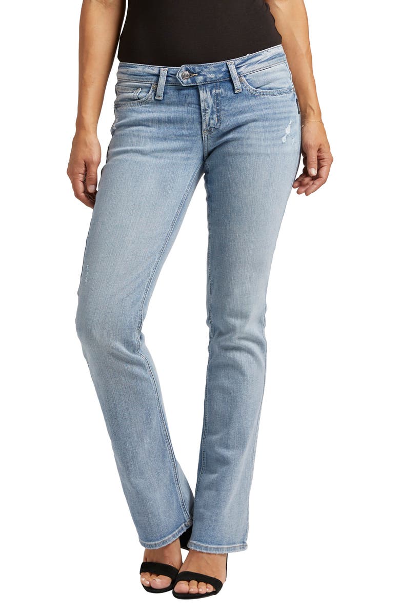 Silver Jeans Co. Tuesday Slim Bootcut Jeans, Main, color, 