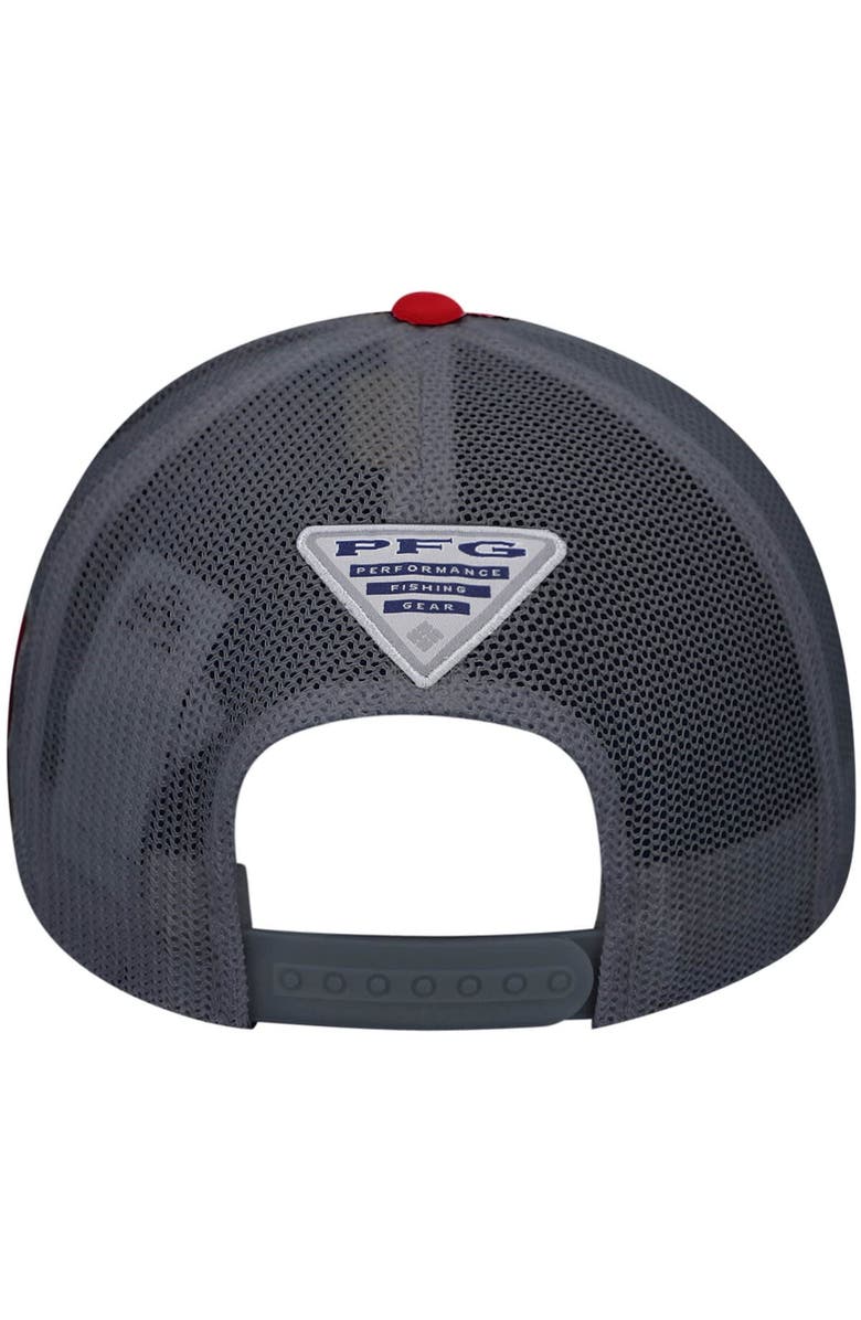 Columbia Men's Columbia Crimson Alabama Crimson Tide PFG Snapback Adjustable Hat, Alternate, color, Crimson