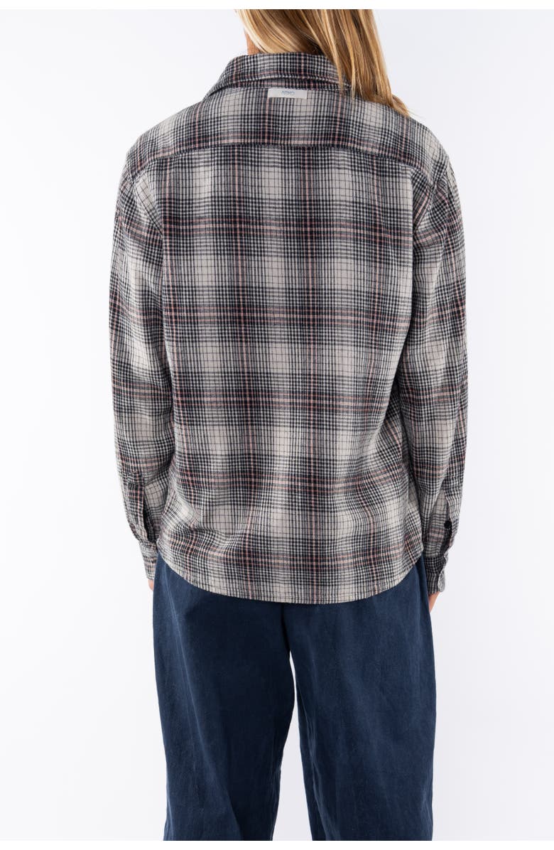 ARIKO Summer Softy Plaid Shirt, Alternate, color, Black / Red