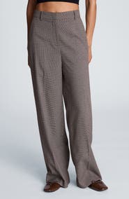Kenneth Cole High Waist Wide Leg Pants