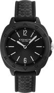 COACH Kitt Silicone Strap Watch, 35.4mm
