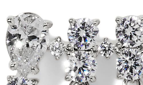 Nadri Everleigh Cubic Zirconia Fringe Earrings In Silver