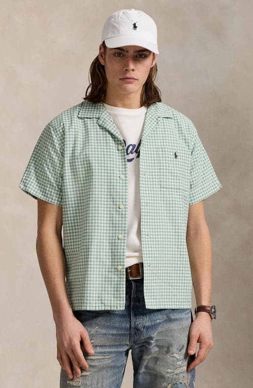 Polo Ralph Lauren Gingham Oxford Cloth Camp Shirt