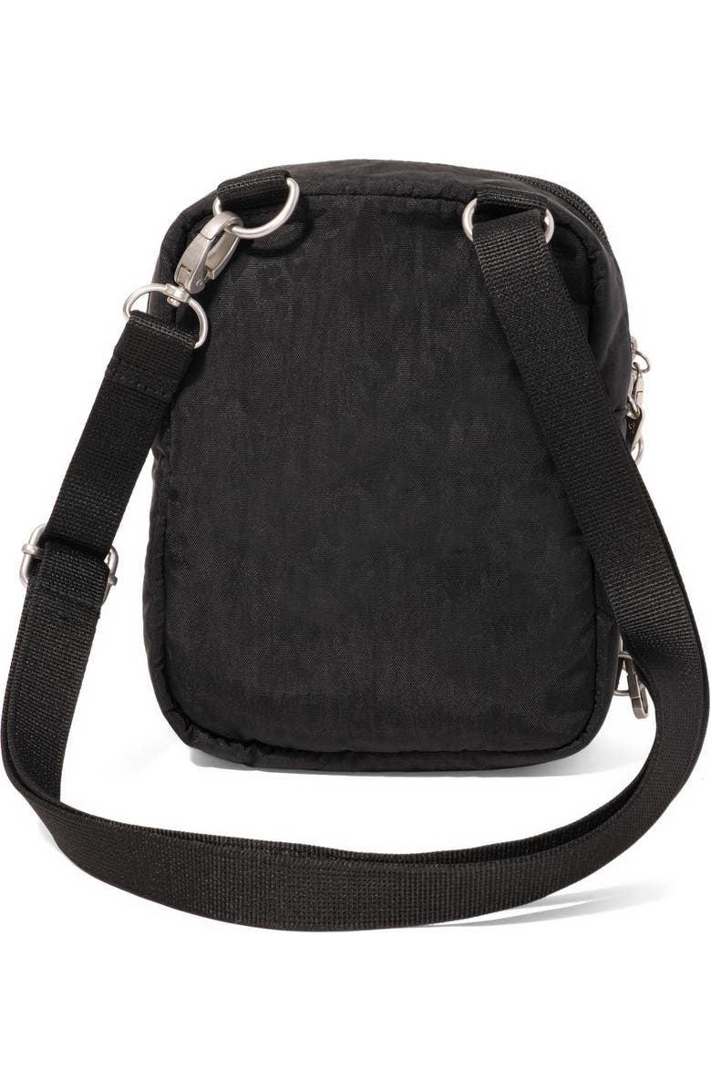 BAGGALLINI Securtex Anti-Theft Mini Everything Crossbody, Alternate, color, Black Cheetah Emboss