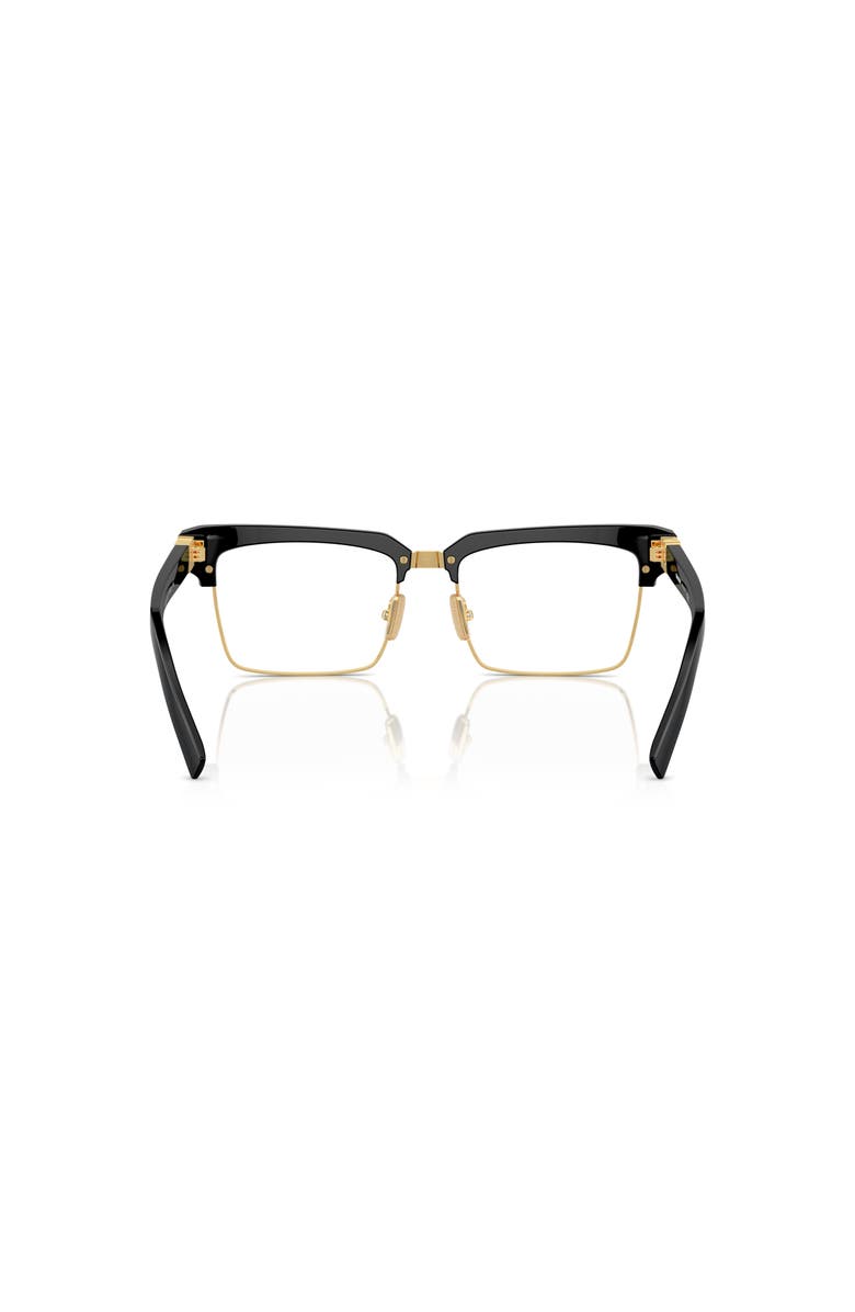 Miu Miu 54mm Rectangle optical glasses, Alternate, color, Black