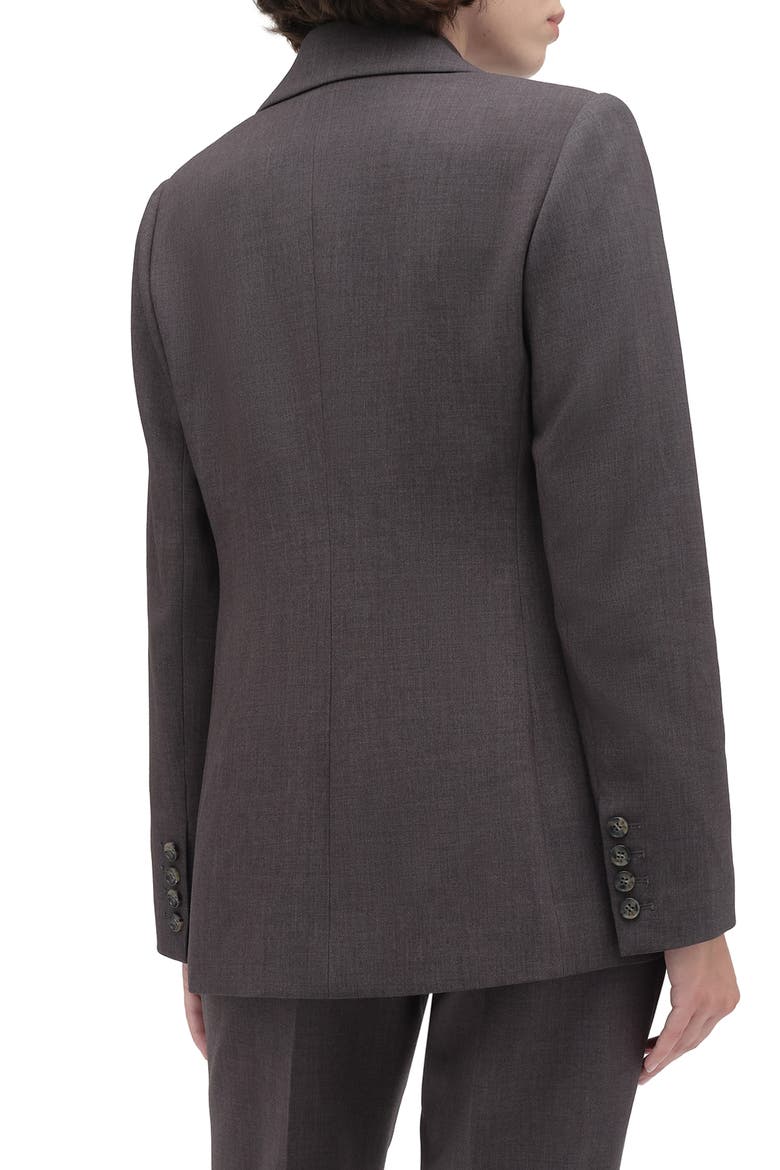 The Phoebe Double Breasted Blazer, Alternate, color, GREY SUITING