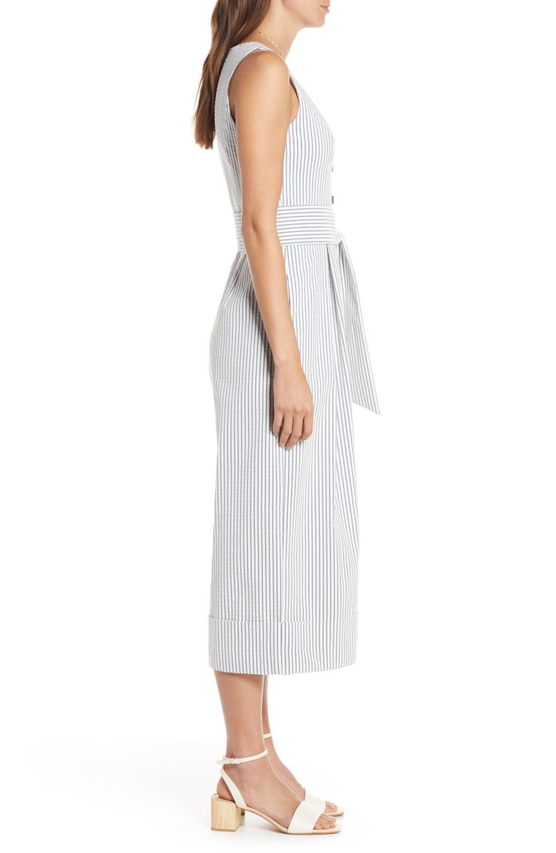 1901 Crop Seersucker Jumpsuit, Alternate, color, 