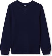 Lands' End Boys Long Sleeve Waffle Thermal Shirt