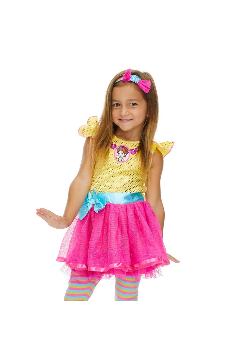 Fancy Nancy Cosplay Dress and Leggings Set, Alternate, color, Fancy Nancy Yellow