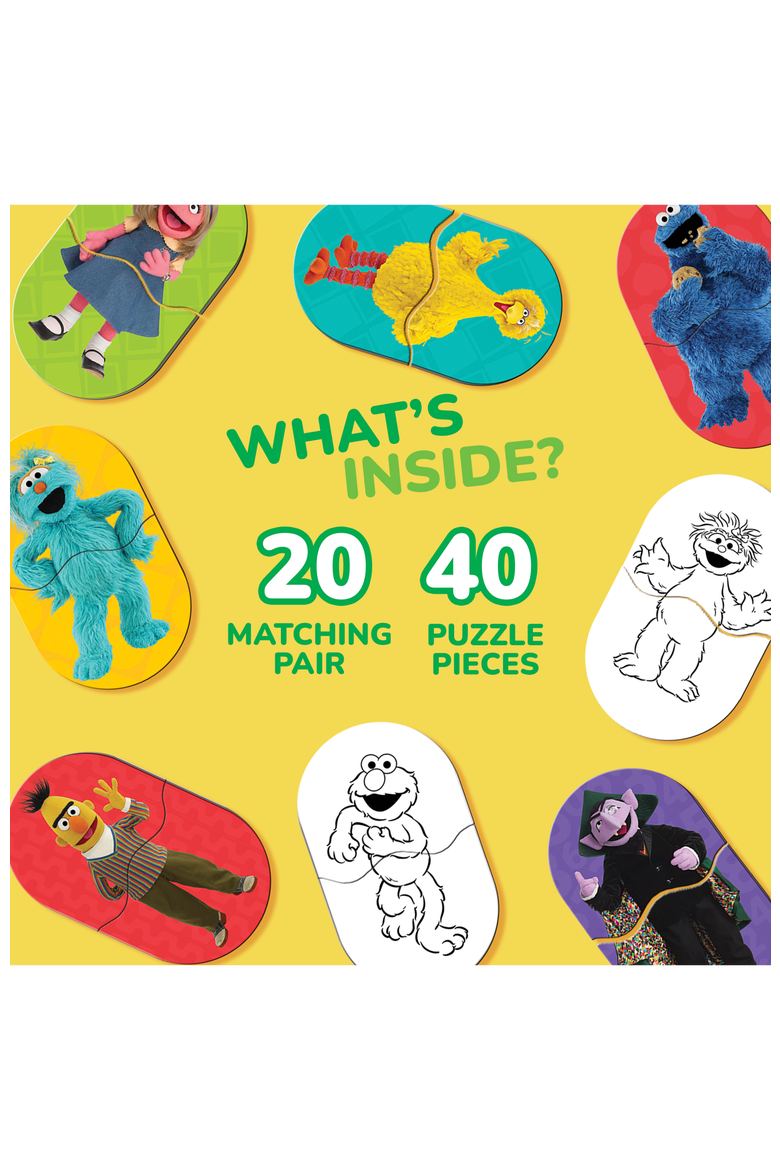 Sesame Street Matching Puzzles, Alternate, color, Multicolor