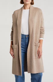 BY DESIGN Alicia Open Front Long Cardigan