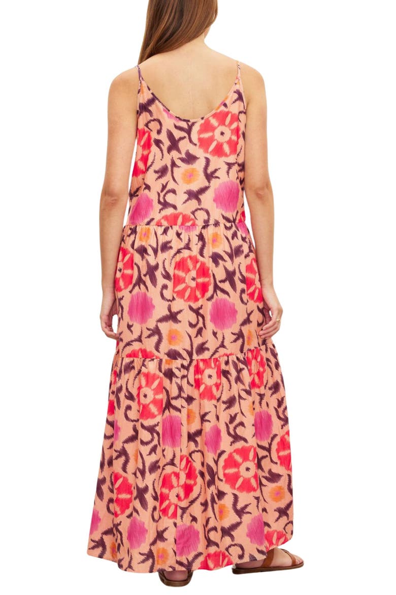 Kate Printed Cotton & Silk Midi Dress, Alternate, color, CAMEO MLTI
