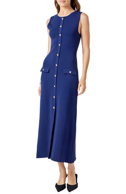 Sleeveless Knit Midi Dress