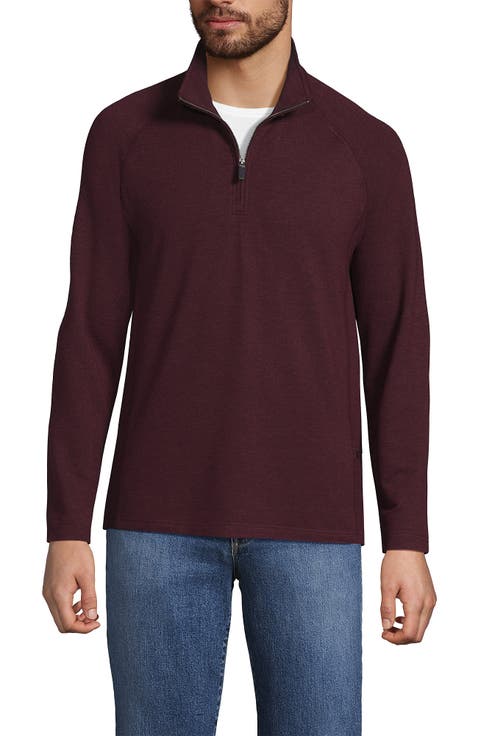 Long Sleeve Raglan Hybrid Quarter Zip
