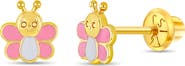 In Season Jewelry 14k Busy Bee Earrings