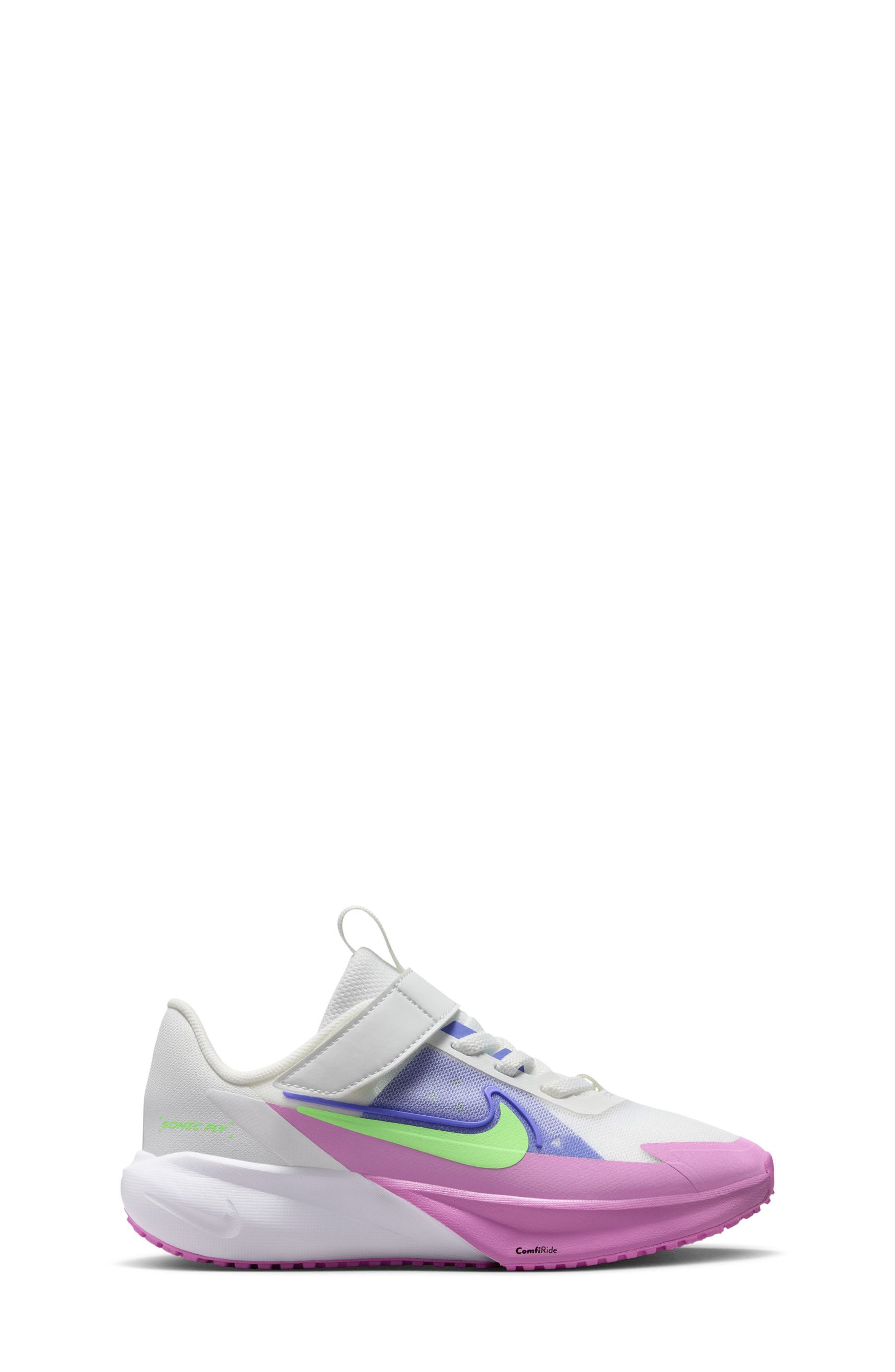 Kids' Sonic Fly Running Shoe, Alternate, color, WHITE/ LIME BLAST/ SAPPHIRE