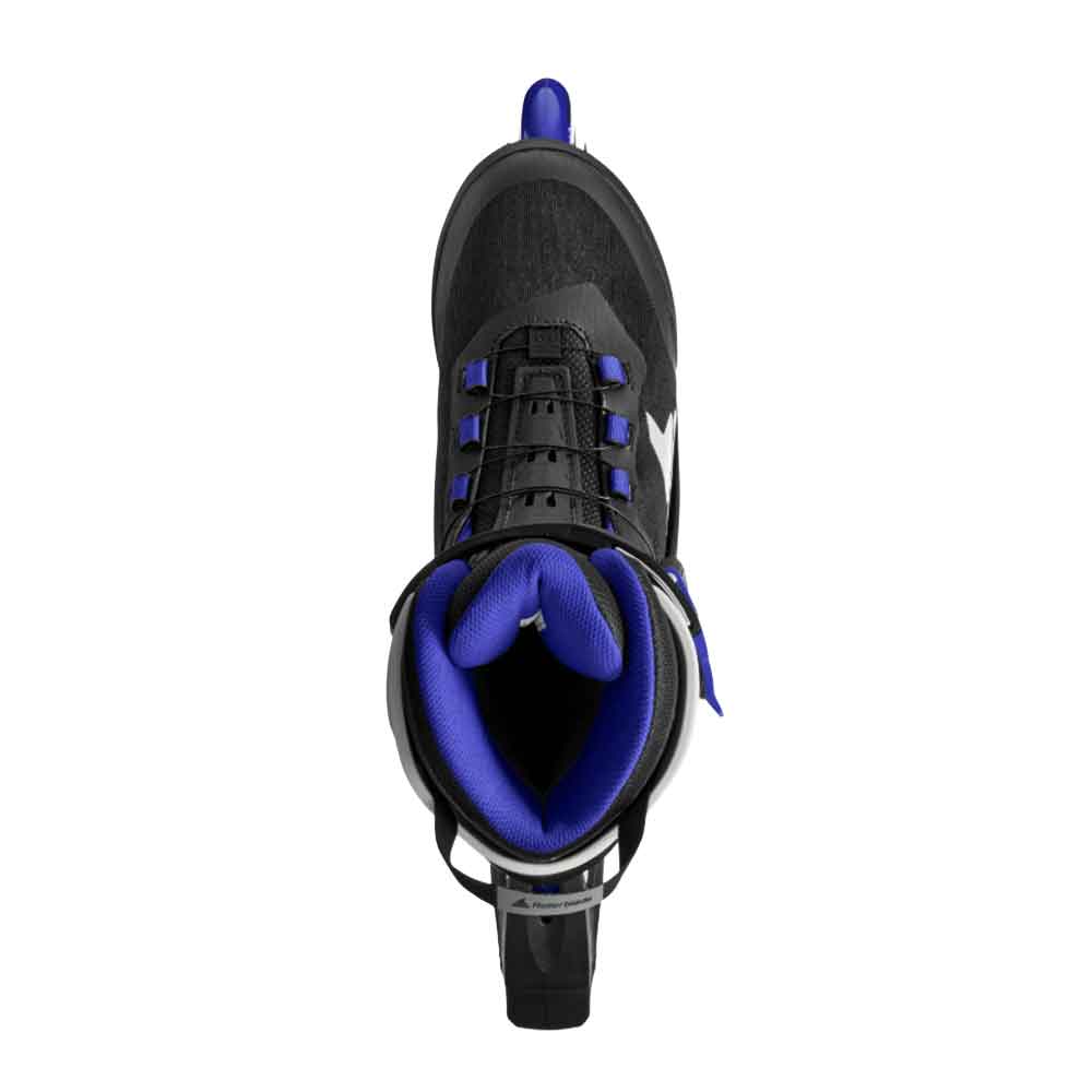 Rollerblade Macroblade 84 BOA Mens Inline Skates, Alternate, color, Black/Blue/Bone White
