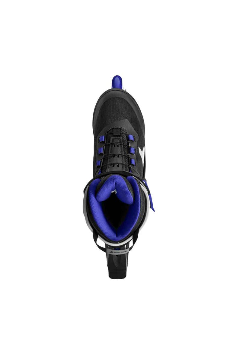 Macroblade 84 BOA Mens Inline Skates, Alternate, color, Black/Blue/Bone White