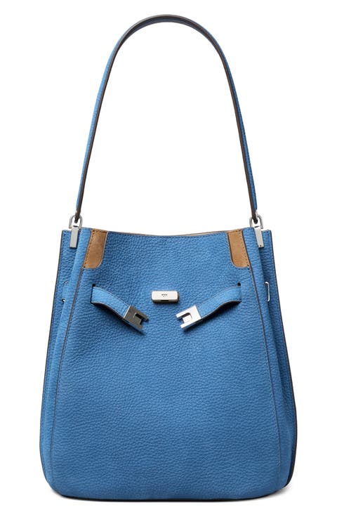 Lee Radziwill Nubuck Bucket Bag