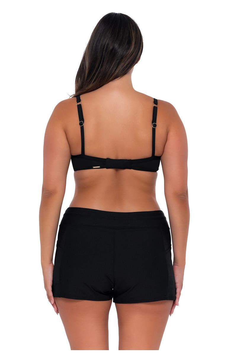 Sunsets Laguna Swim Short Bottoms, Main, color, Black