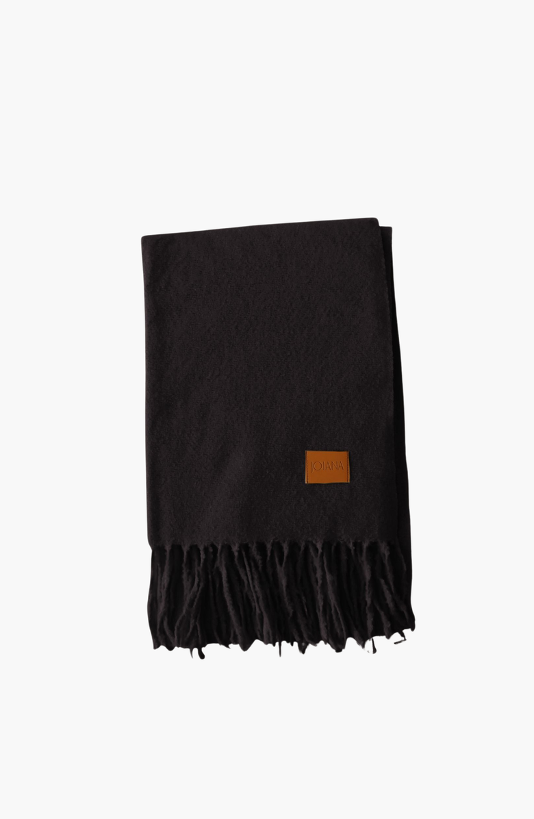 Joiana Jewelry Sweater Scarf, Main, color, Black