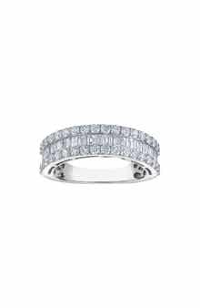 FZN Sterling Silver Lab Grown Diamond Ring