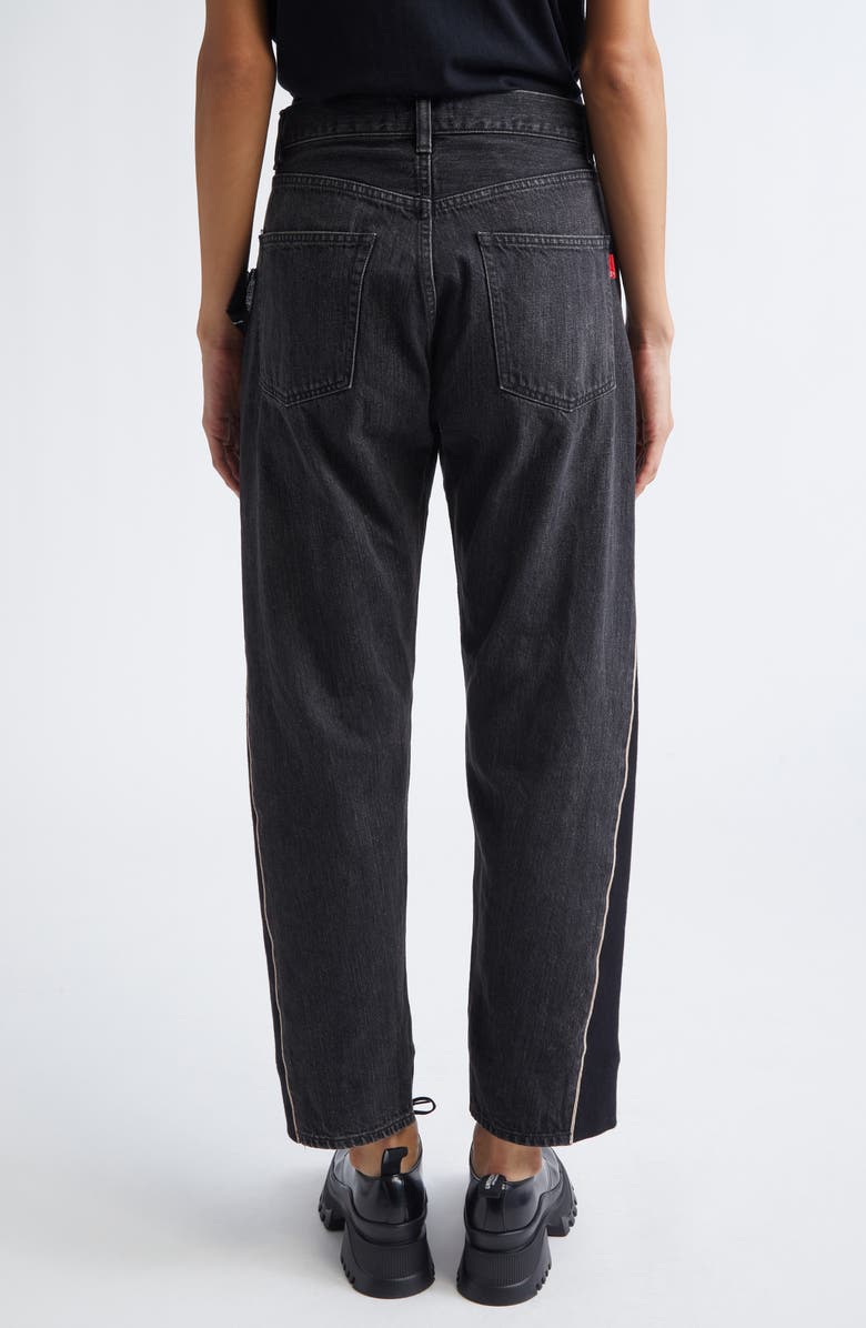 Undercover Mixed Media Pants, Alternate, color, Black