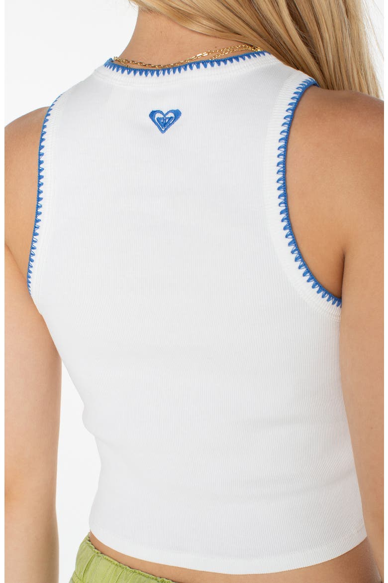 Meant to Be Whipstitch Trim Crop Tank, Alternate, color, SNOW WHITE SOLID