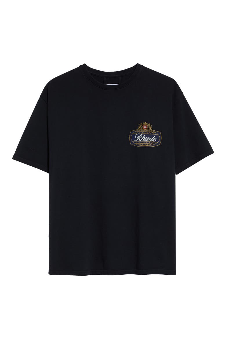 Filatro Crest Cotton Graphic T-Shirt, Alternate, color, VINTAGE BLACK/ RED/ YELLOW