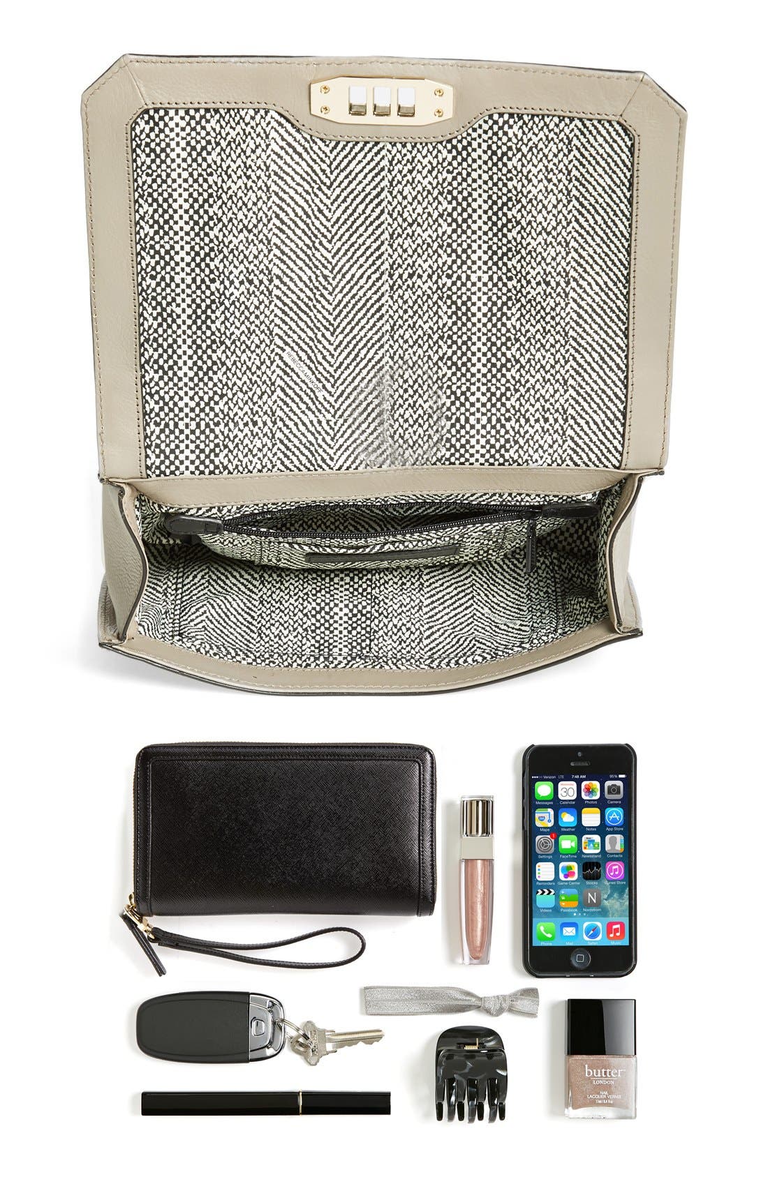 'Love' Crossbody Bag, Alternate, color, QUARTZ