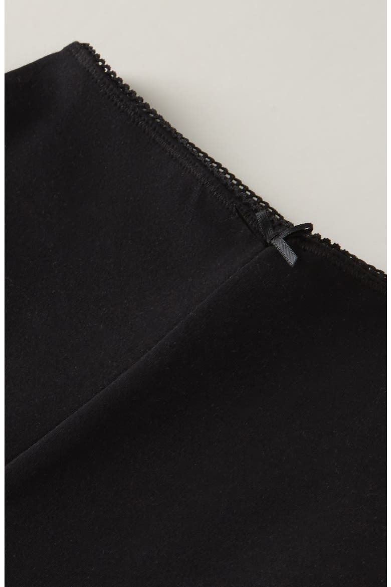 Kids' Ponte Knit Capri Pants, Alternate, color, BLACK