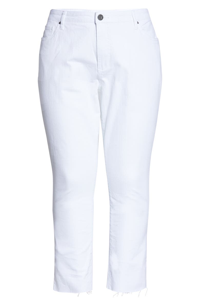 KUT from the Kloth Reese High Waist Fray Hem Ankle Jeans, Alternate, color, 