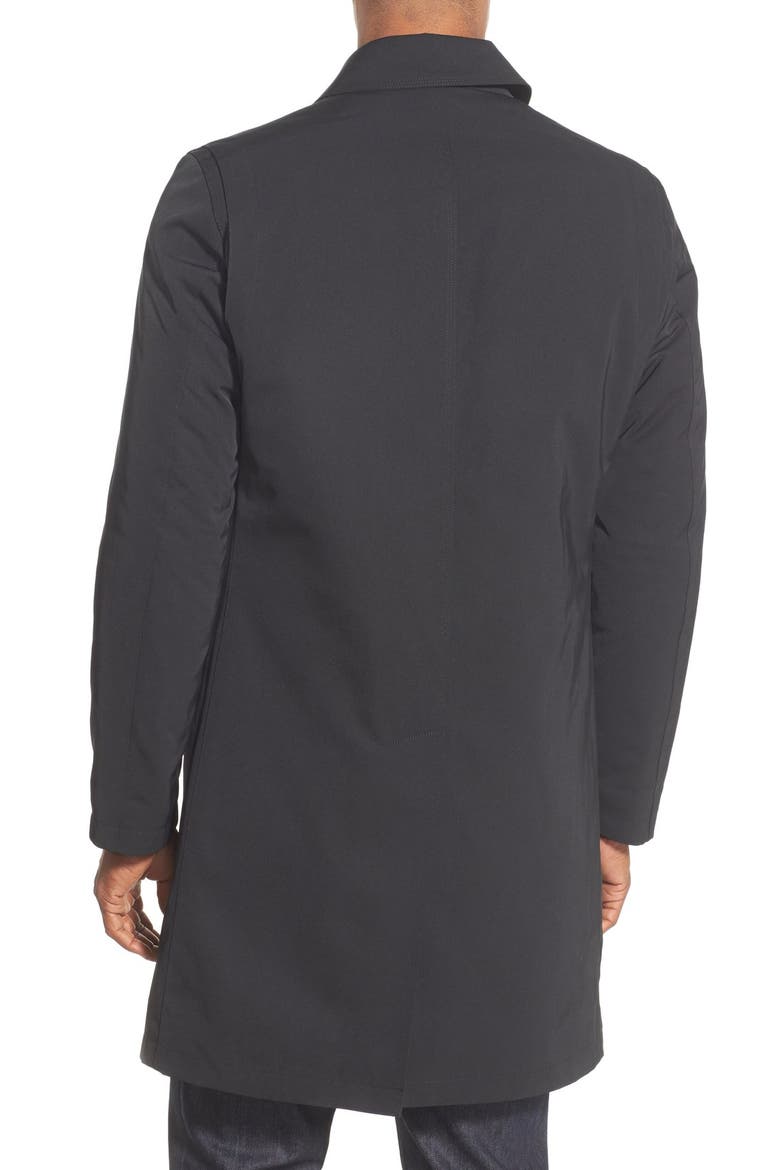 Trench Coat, Alternate, color, BLACK