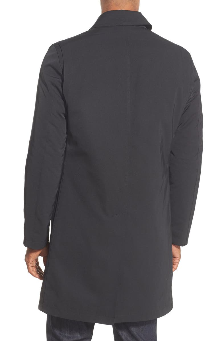 Sanyo Trench Coat, Alternate, color, Black