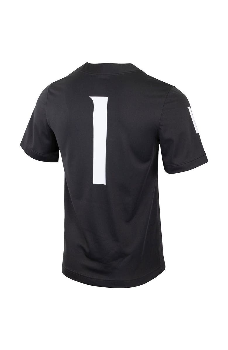 Nike Men's Nike #1 Charcoal Washington State Cougars Untouchable Football Jersey, Alternate, color, Charcoal