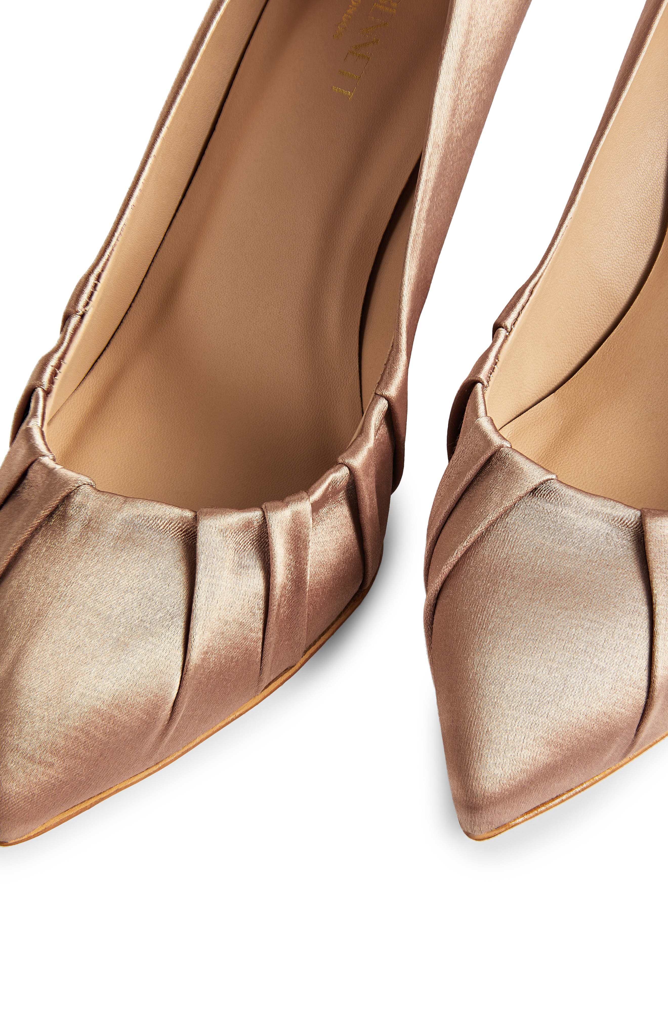 LK Bennett Florena Pleated Pointed Toe Pump, Alternate, color, 