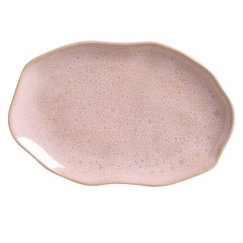 Porto Brasil Shallow Bio Oval Platter Medium Set Of 4 In Pink