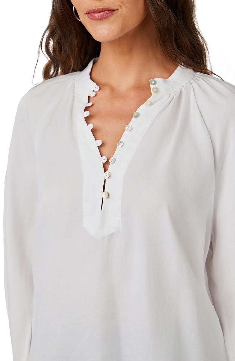 Bella Dahl Long Sleeve Poet Shirt, Alternate, color, 