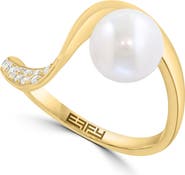 EFFY Freshwater Pearl & Diamond Ring