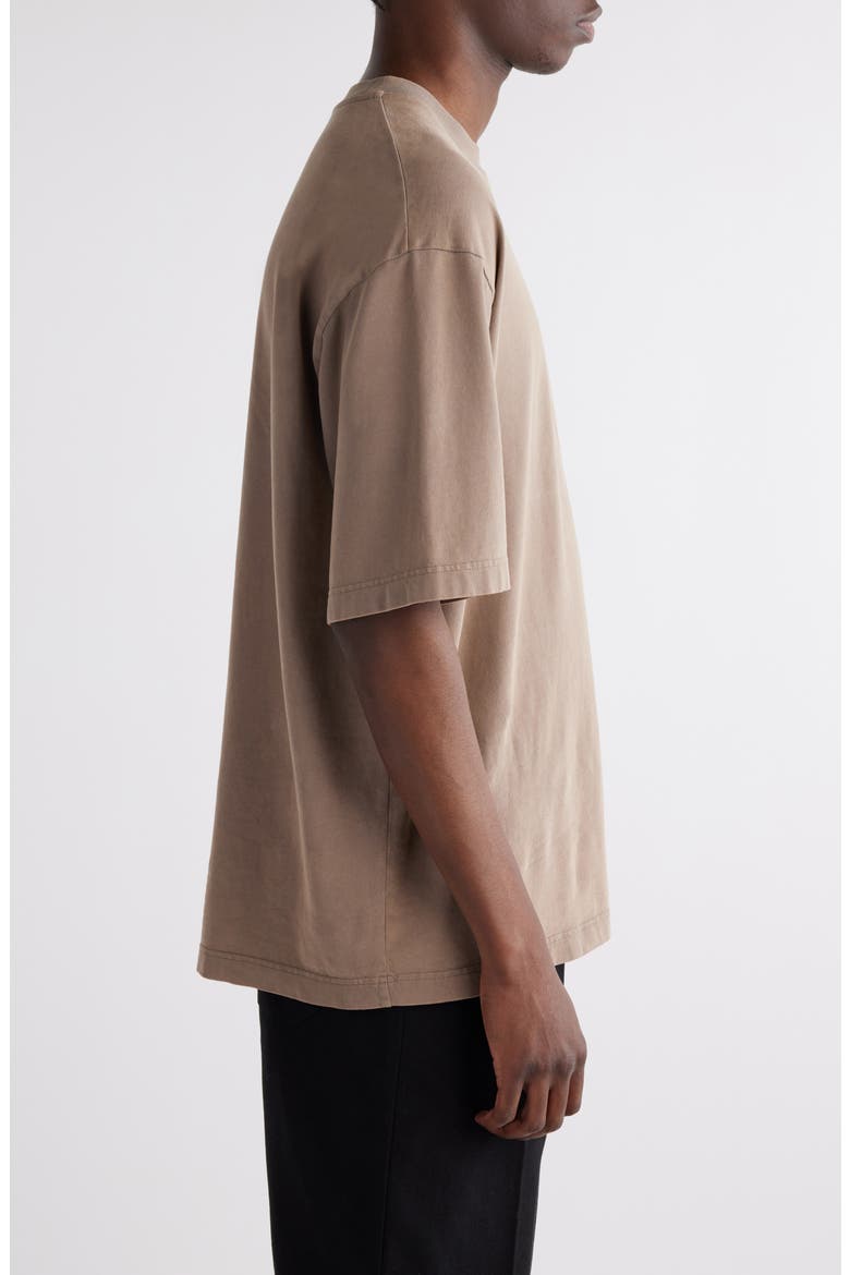 Extorr Logo Back T-Shirt, Alternate, color, TAUPE BROWN