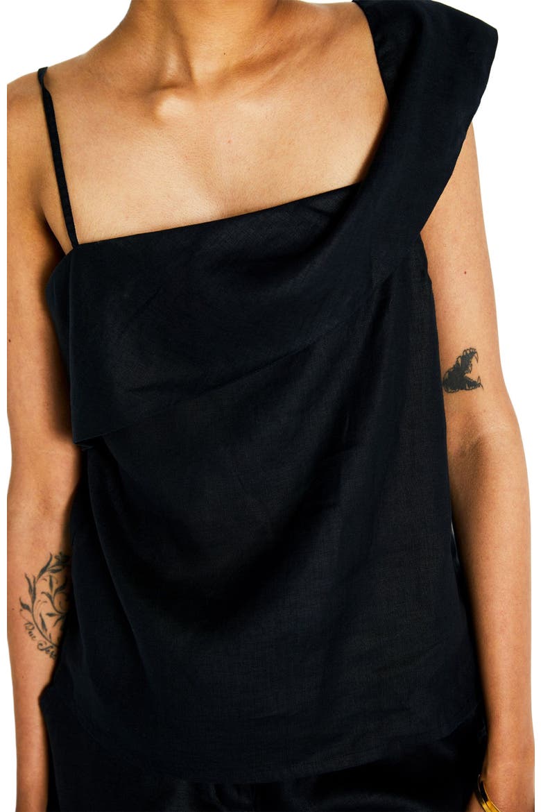 The Wandering Wave Top, Alternate, color, Black